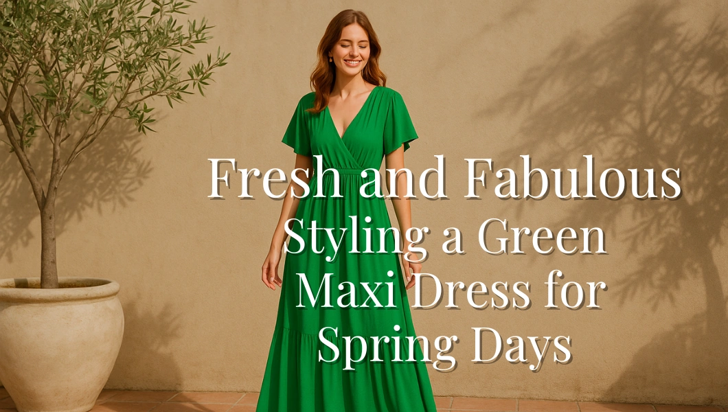 Fresh and Fabulous: Styling a Green Maxi Dress for Spring Days
