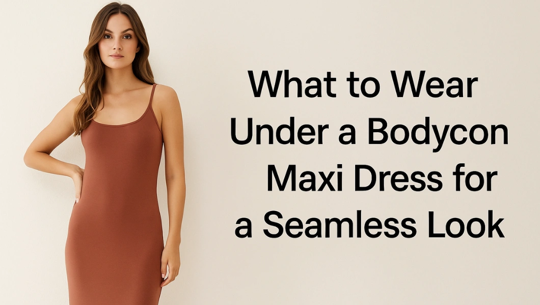What to Wear Under a Bodycon Maxi Dress for a Seamless Look