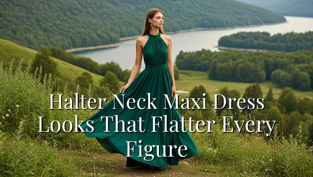 Halter Neck Maxi Dress Looks That Flatter Every Figure