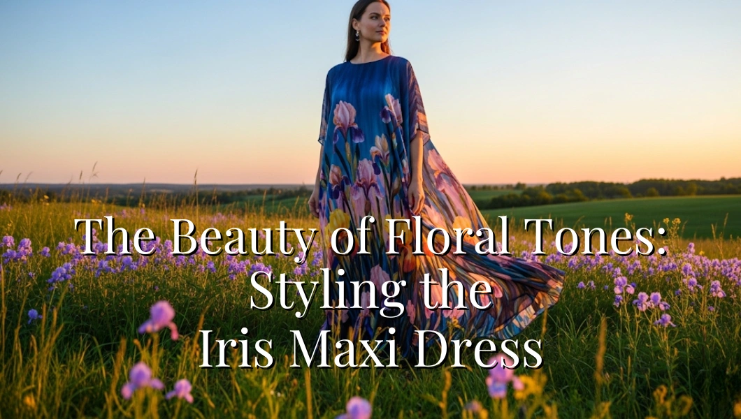 The Beauty of Floral Tones: Styling the Iris Maxi Dress