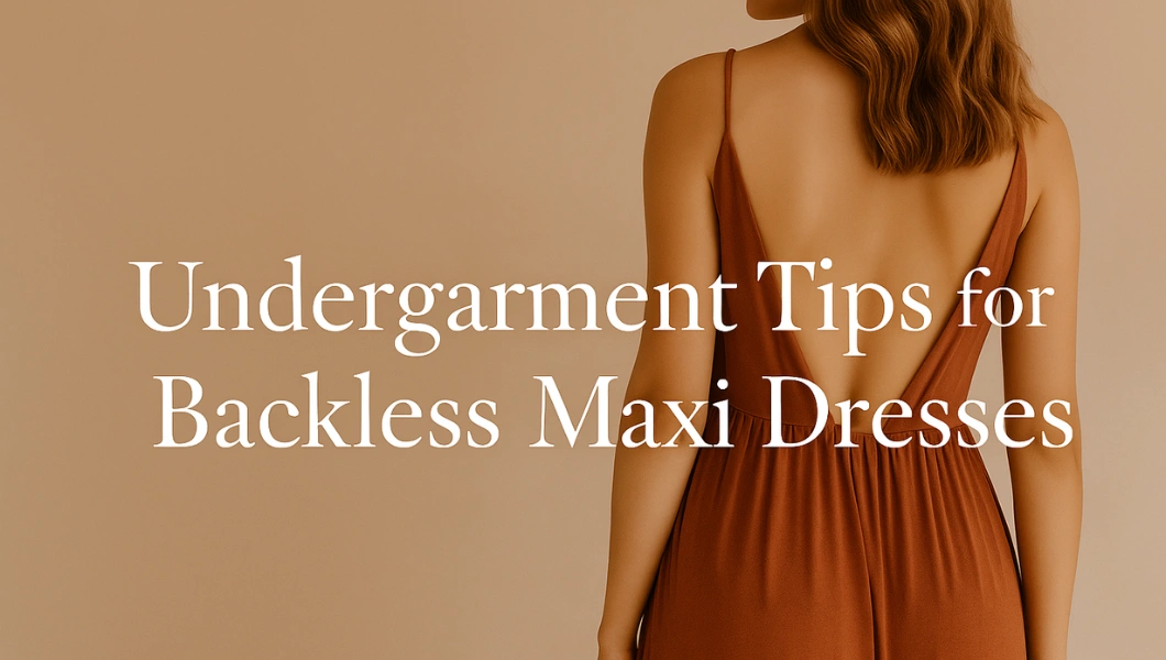 Undergarment Tips for Backless Maxi Dresses
