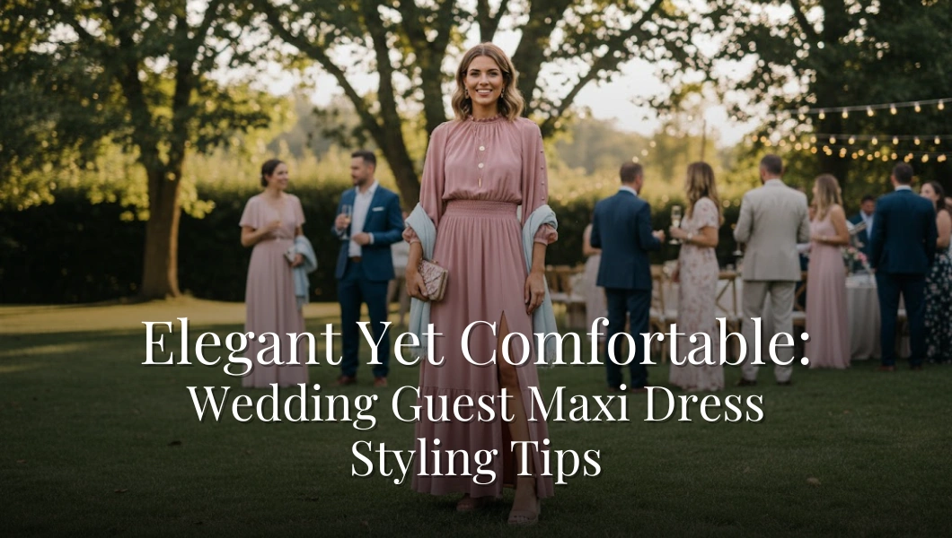 Wedding Guest Maxi Dress Styling Tips