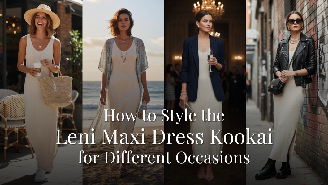 How to Style the Leni Maxi Dress Kookai