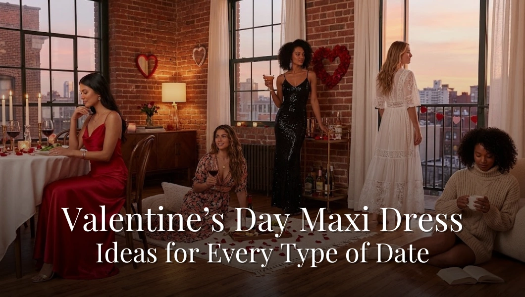 Valentine’s Day Maxi Dress Ideas